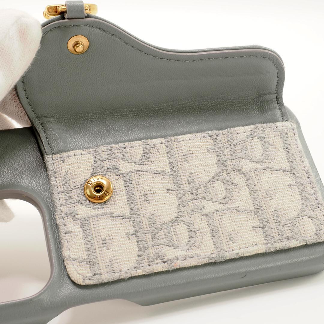 【極美品】ディオール　キャンバス　iphone 15 Pro ケース　1671