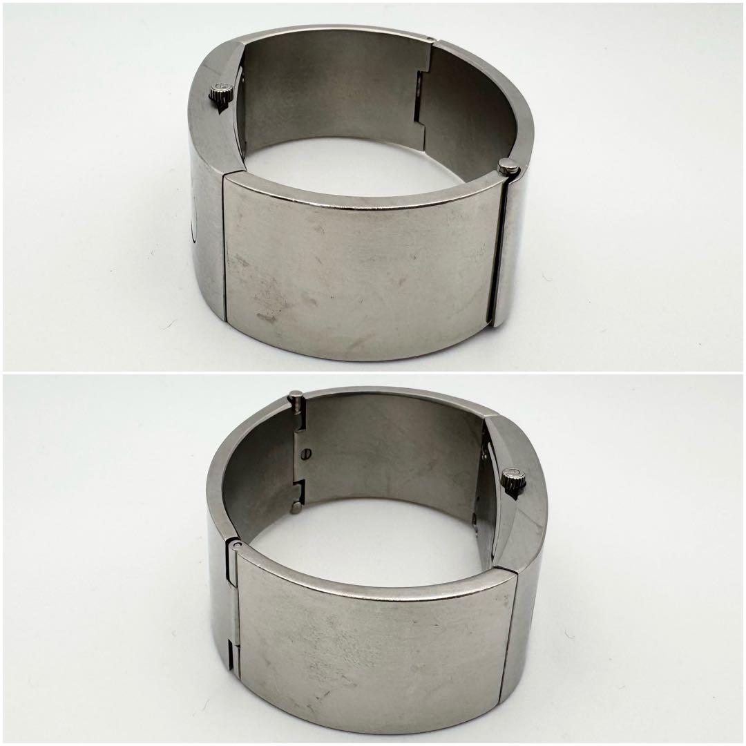 稼働✨ グッチ GUCCI 2400L バングルウォッチ ブラック文字盤 腕時計