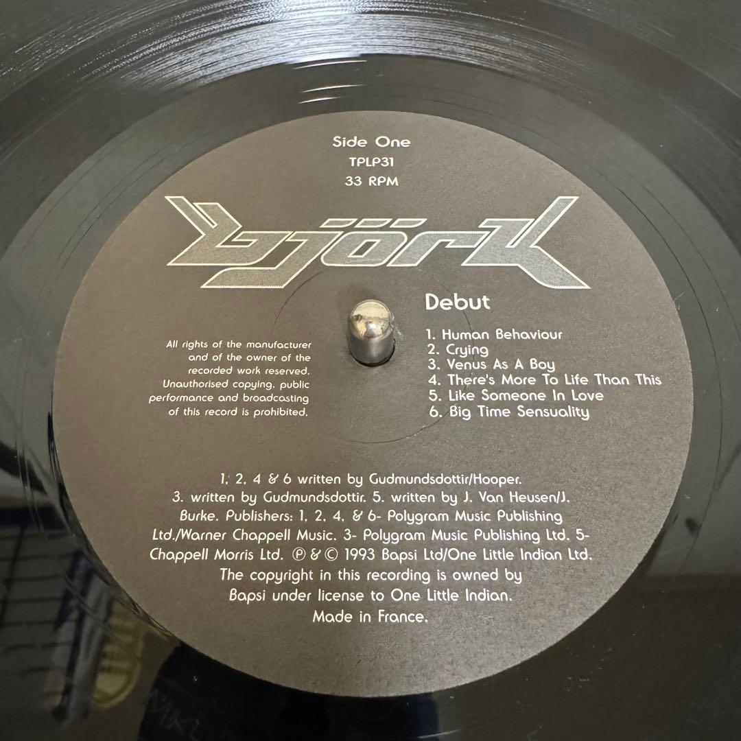 Björk / Debut EUオリジナル盤レコード