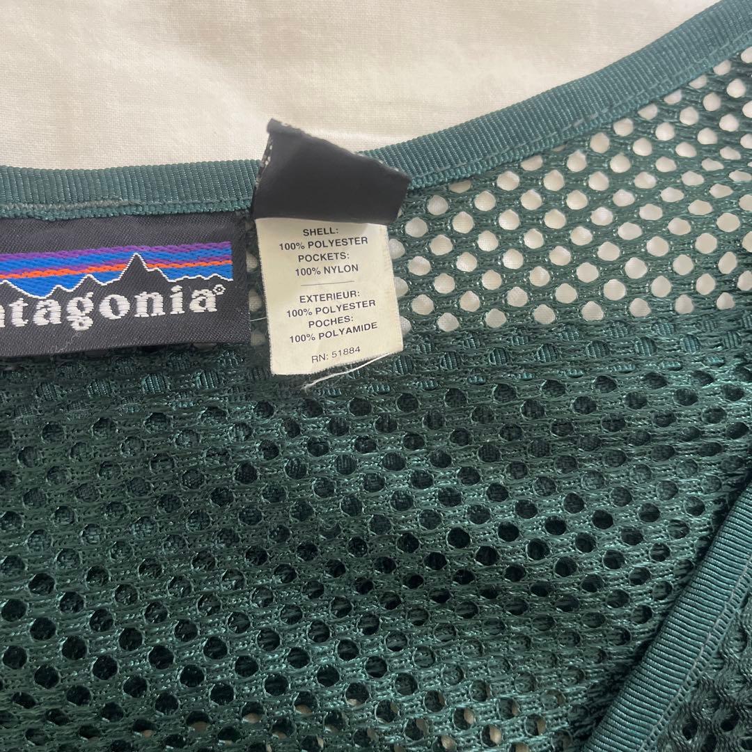 patagonia 90sフィッシングベスト XL ダークグリーン