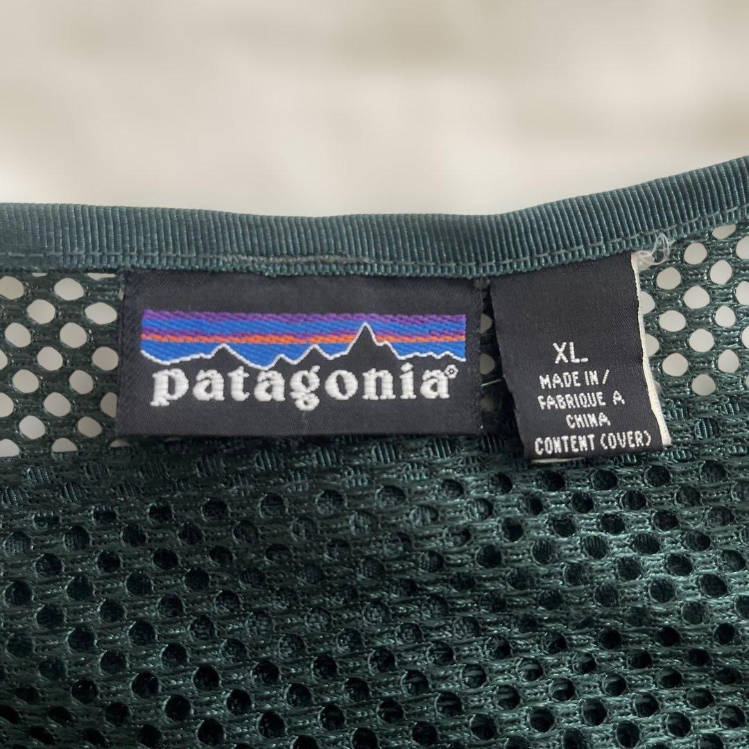 patagonia 90sフィッシングベスト XL ダークグリーン