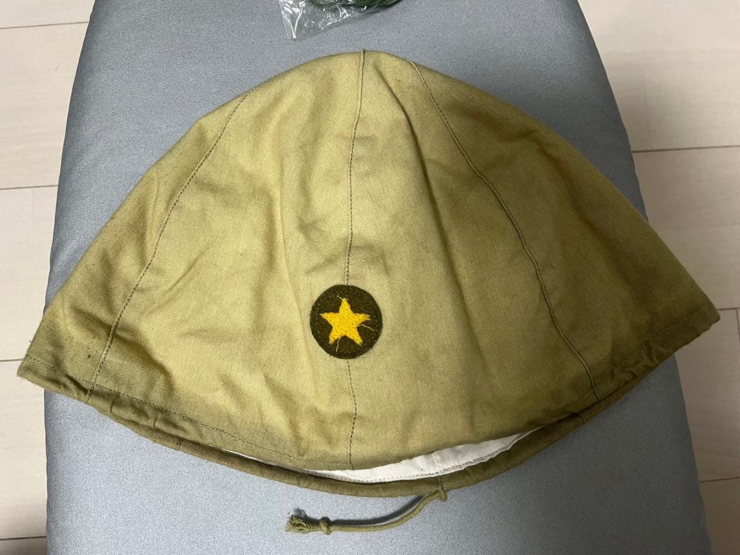 日本軍　日本陸軍　鉄帽　ヘルメット　レプリカ　鉄帽覆　偽装網　セット