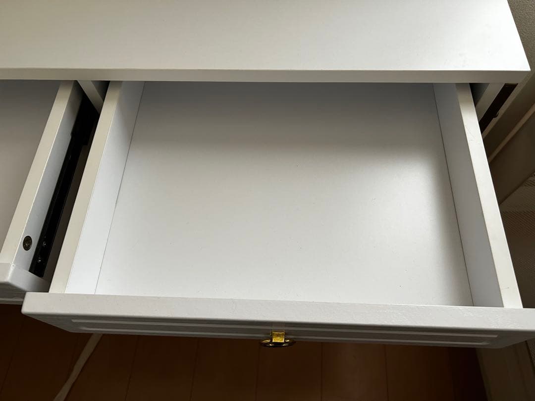 送料込み★幅98 コンソールデスク ゴールド脚 LOWYA