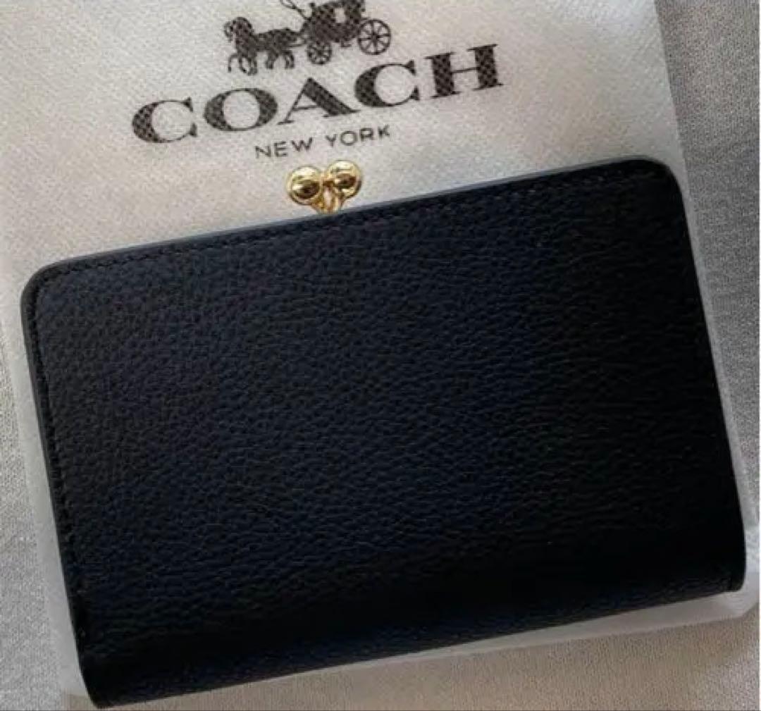 COACH ★キスロック ミディアム ウォレット 二つ折り財布