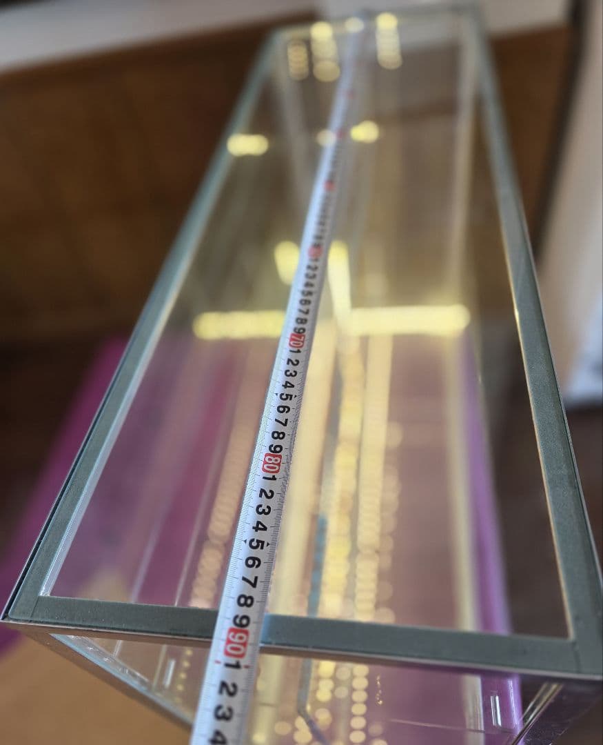 ガラス製ディスプレイケース 3段