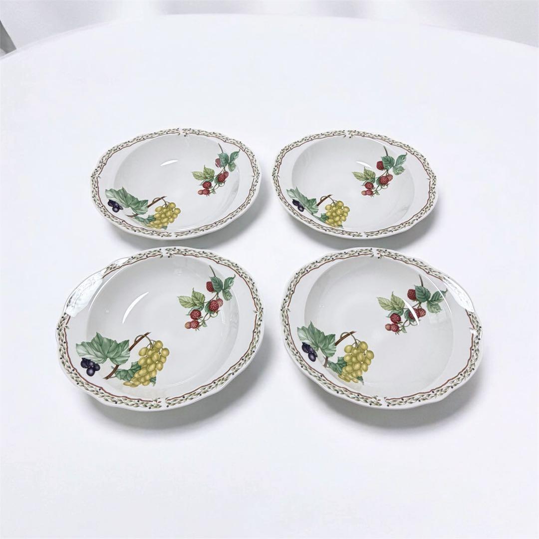 NORITAKE オーチャードガーデン カレー＆パスタボウル 4点セット