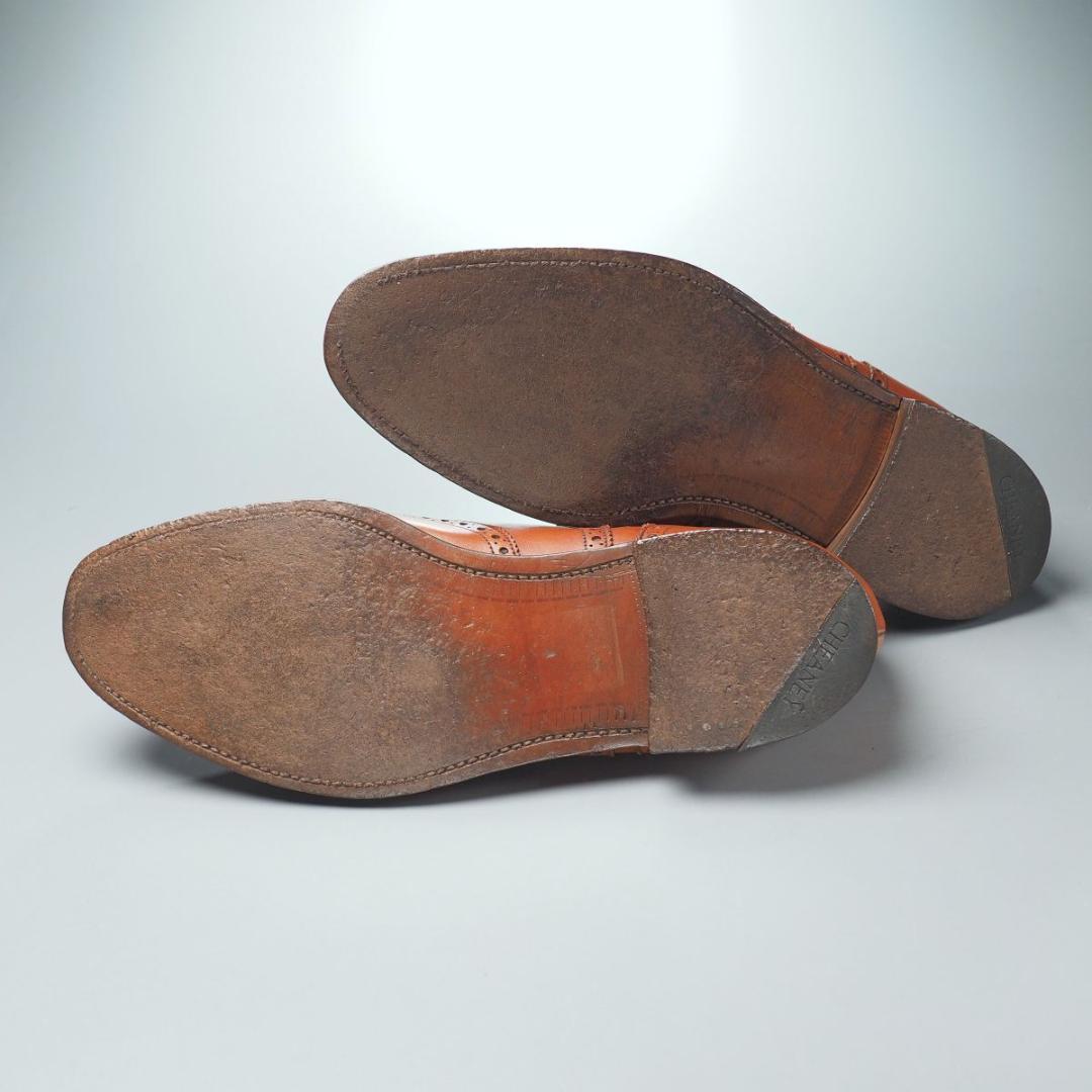 チーニー CHEANEY メンズ CHARLES ウイングチップ フルブローグ