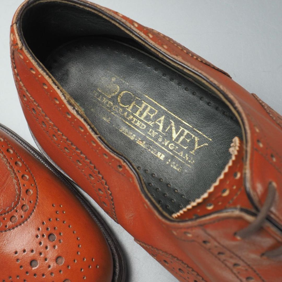 チーニー CHEANEY メンズ CHARLES ウイングチップ フルブローグ