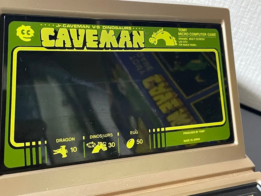 TOMY トミー LSIゲーム ケイブマン 原始人 動作品