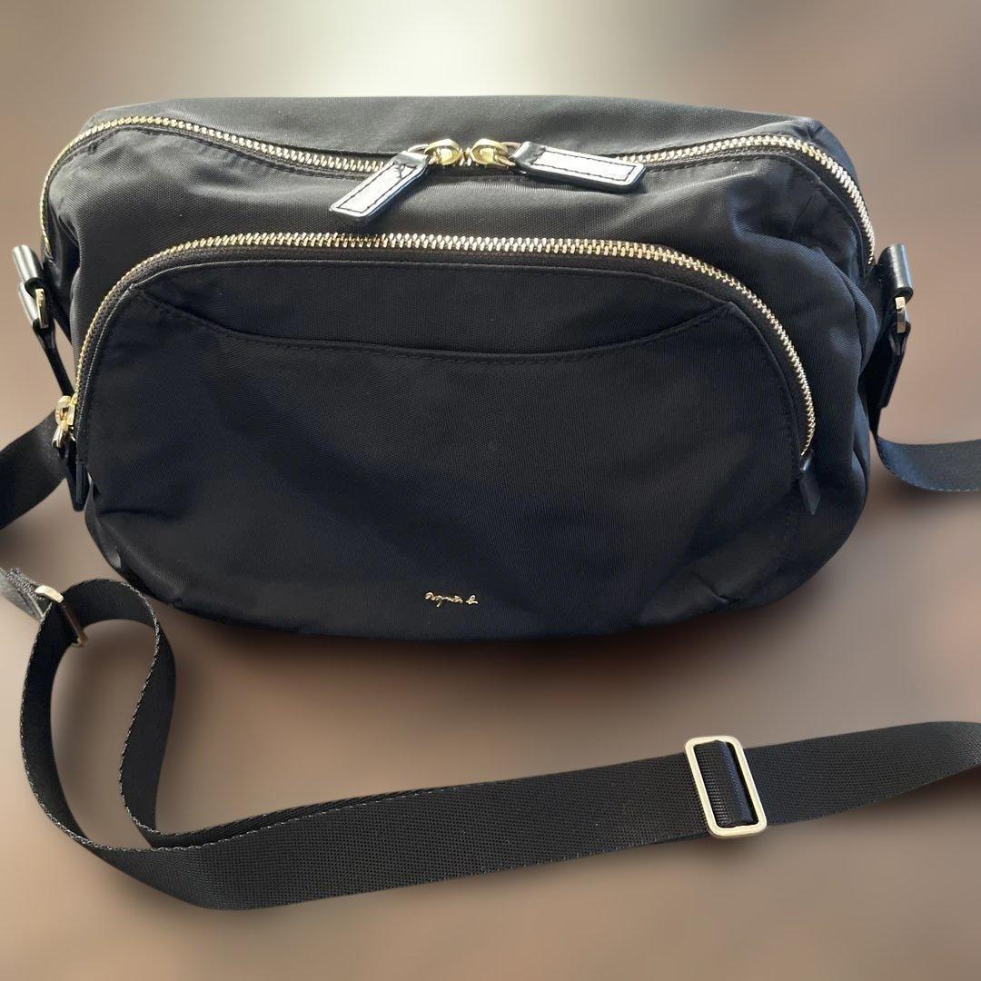 アニエスベー ナイロンショルダーバッグ FT-03A-05