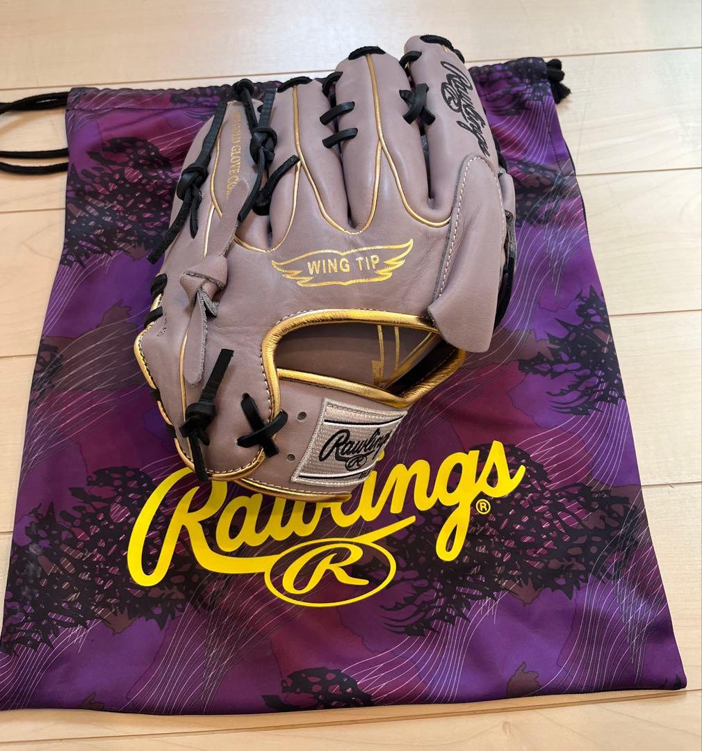 【美品】ローリングス 軟式グローブ 内野 大人用