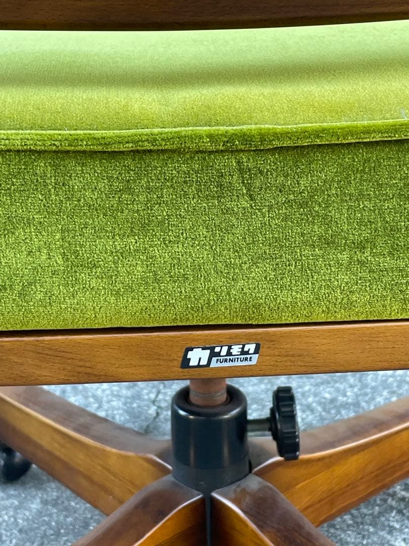 稀少/カリモク/コロニアル/デスクチェア/アームチェア/回転椅子/椅子/④