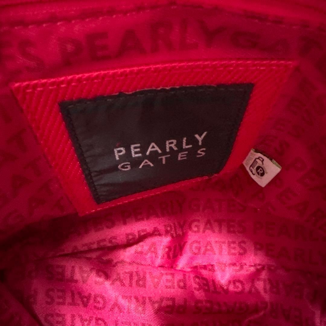PEARLY GATES ピンク 小型バッグ 袋付き