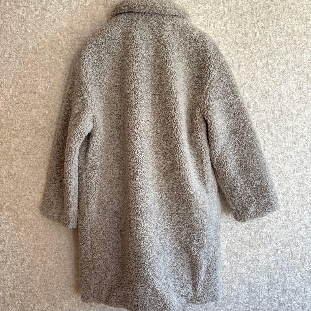 ZARA テディベアコート　ボアコート　L