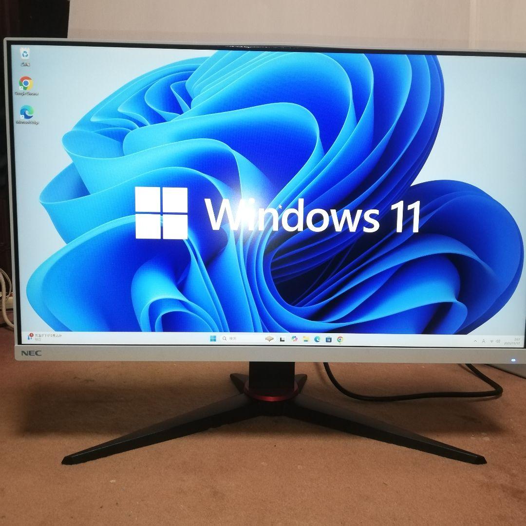 NEC Win11正式対応 スリムPCと 超狭枠24インチモニター のセット