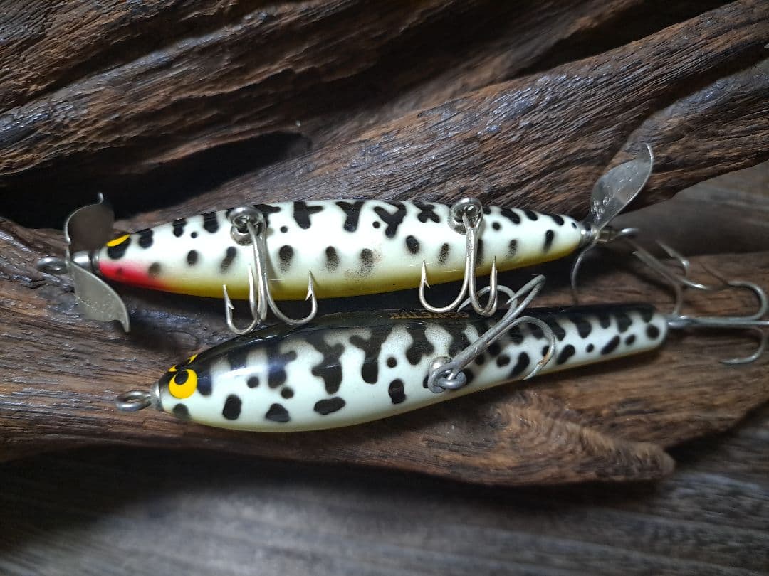 実釣未使用　美品　バルサ50　ホワイトコーチドッグ　7個セット　オリオリ　フグ