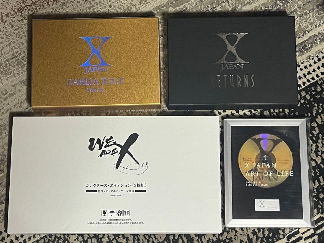 美品 X JAPAN 4点 DAHLIA TOUR FINAL/RETURNS他