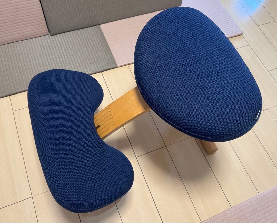 サカモトハウス社 バランスチェア・イージー 純正カバー（ネイビー）付