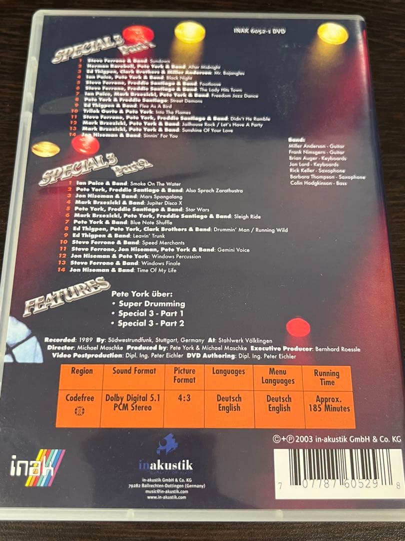 PETE YORK'S SUPER DRUMMING VOL.1-3セット