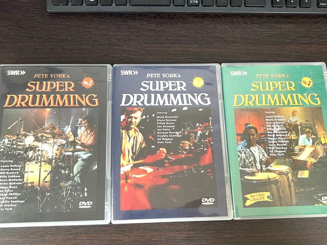 PETE YORK'S SUPER DRUMMING VOL.1-3セット