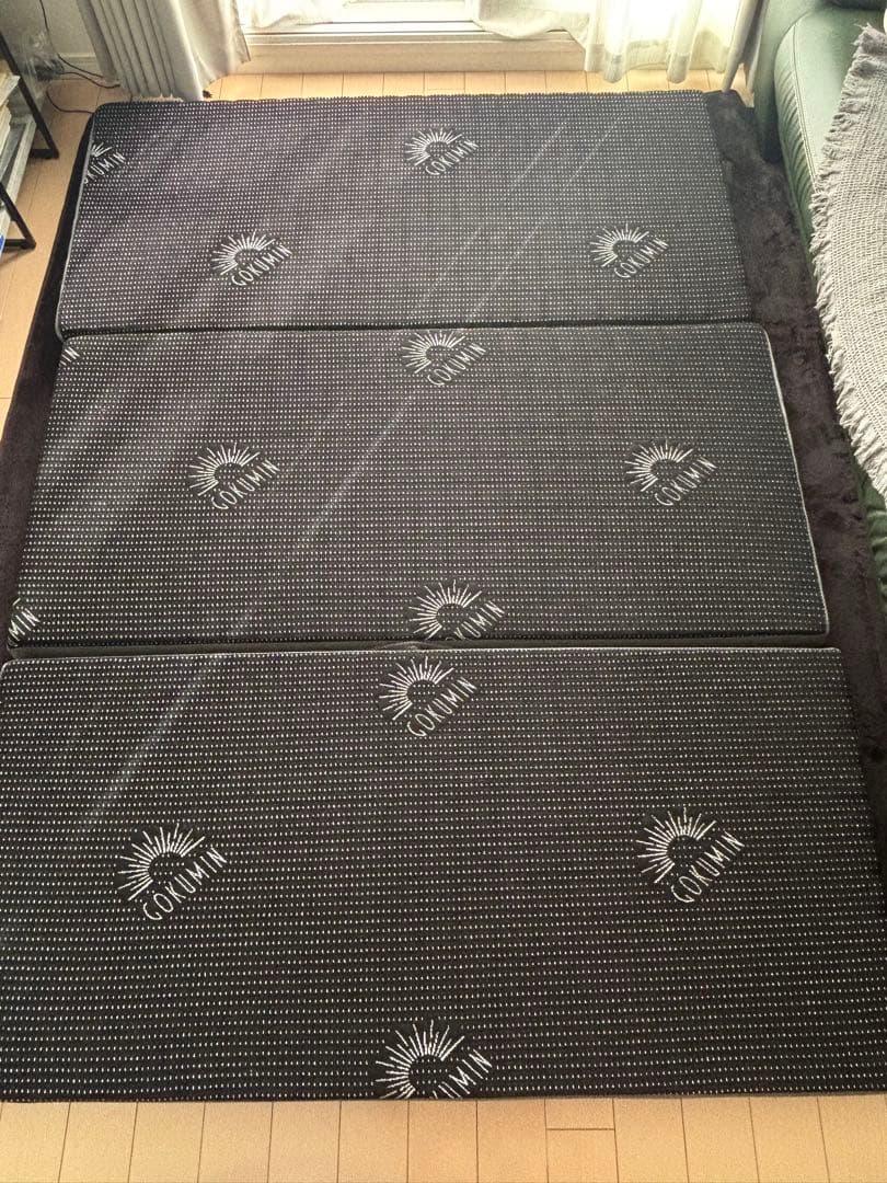 GOKUMIN マットレス 厚さ10cm ダブルサイズ　三つ折り