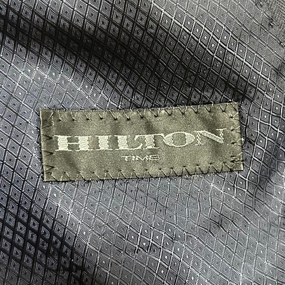 【新品未使用】HILTON ウール＆シルク ビジネス スーツ イギリス生地使用