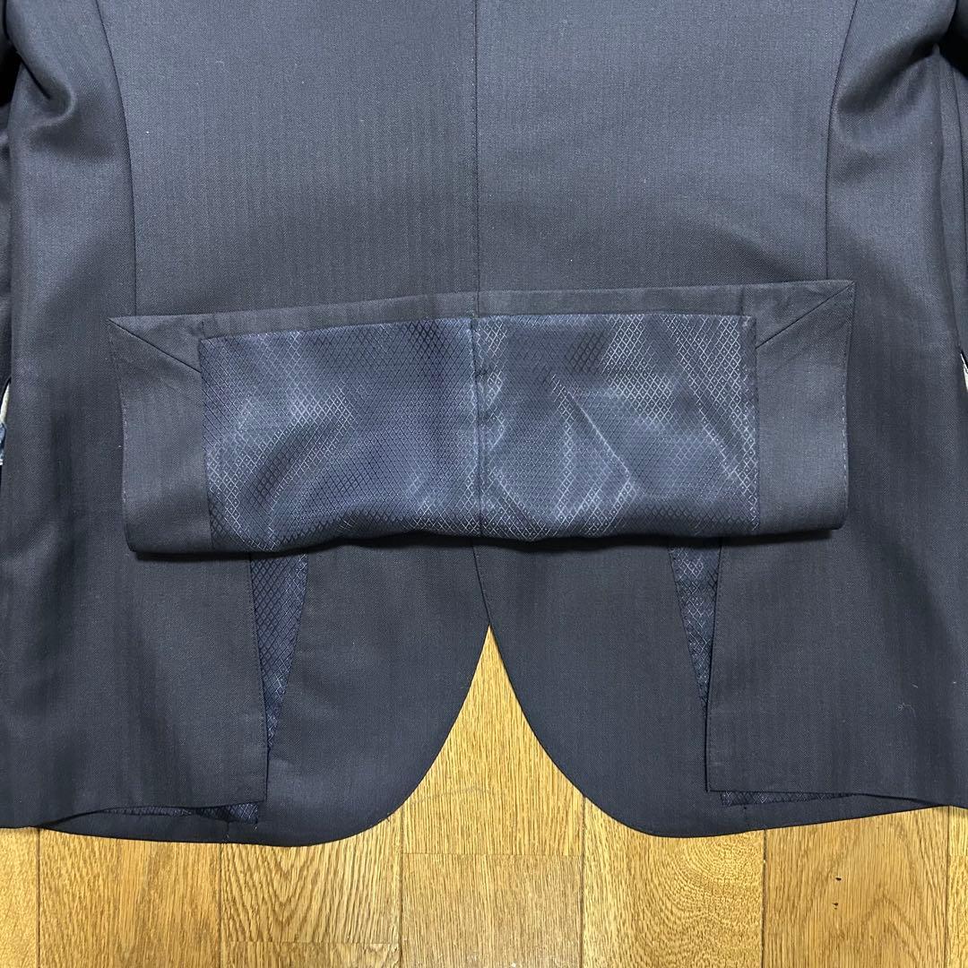 【新品未使用】HILTON ウール＆シルク ビジネス スーツ イギリス生地使用