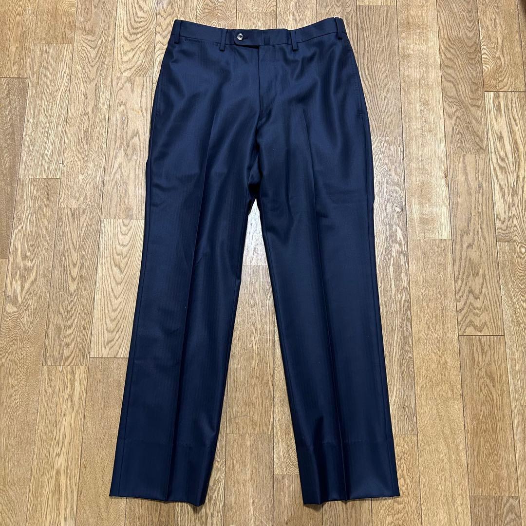 【新品未使用】HILTON ウール＆シルク ビジネス スーツ イギリス生地使用