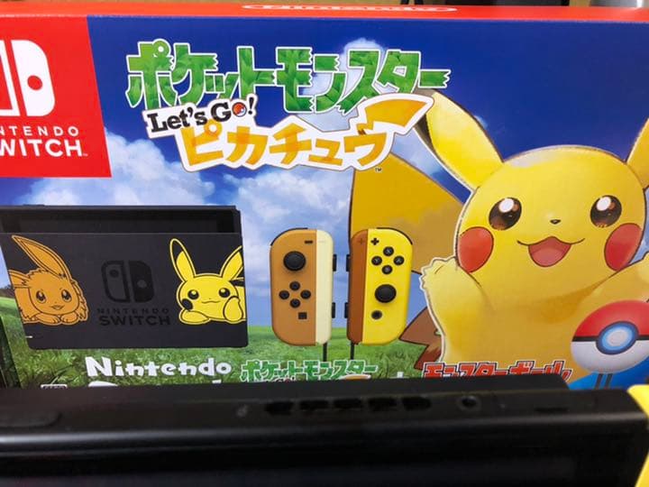 【希少】ポケットモンスターLet’s Go ピカチュウ(任天堂Switch本体)