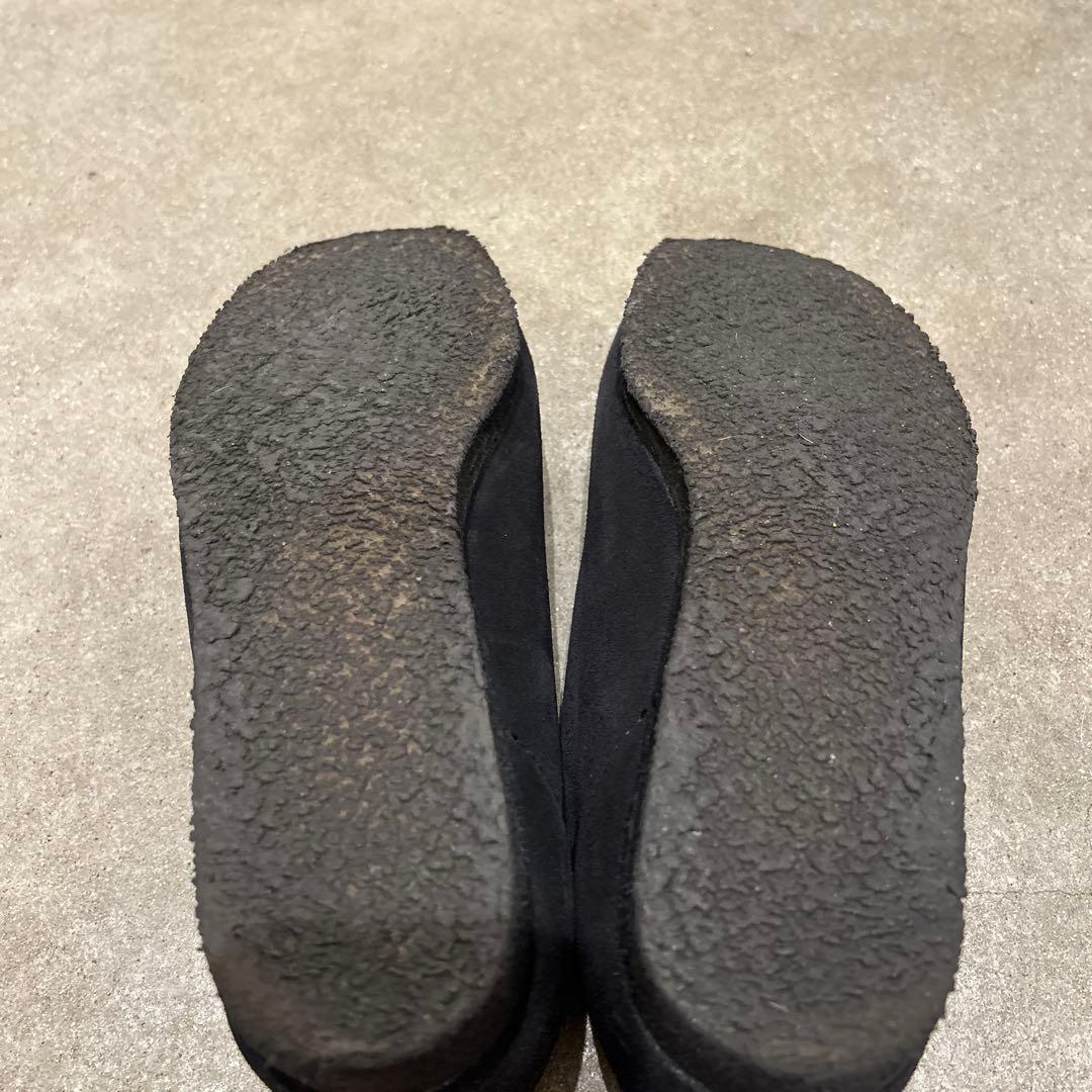 【美品】Clarks Wallabee Black クラークス ワラビー