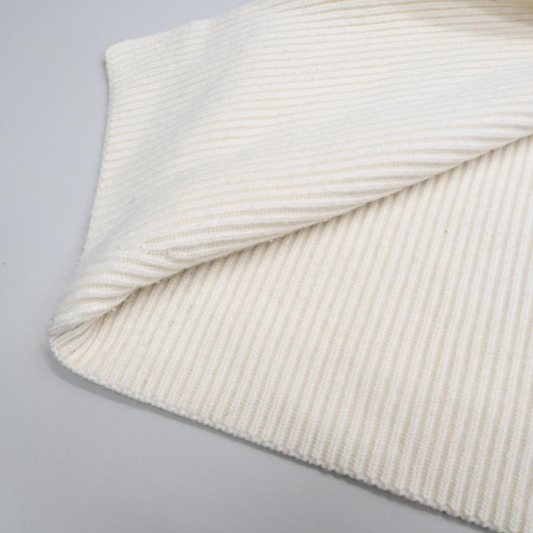 □ 44632★年 ブラミンク バッククロス ニットベスト アイボリー”