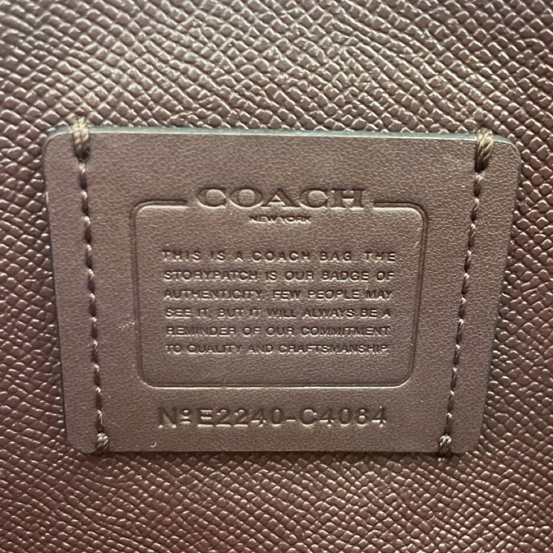 ✨極美品✨コーチ　モリー　トート　2way クロスボディ　レザー　ブラック