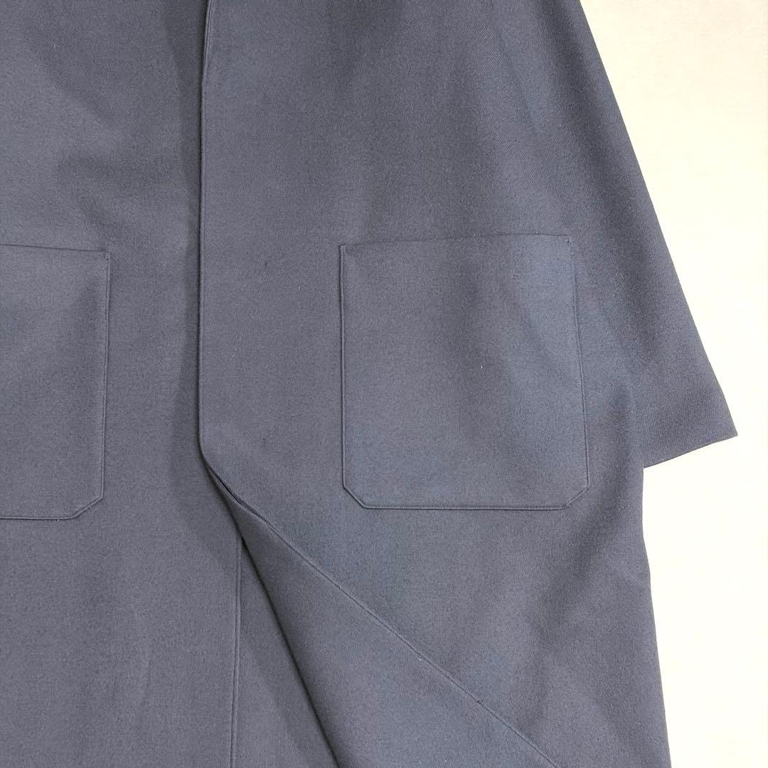 未使用級✨ハイク　2024　ウールショップコート　ネイビー　XXL　ロングコート