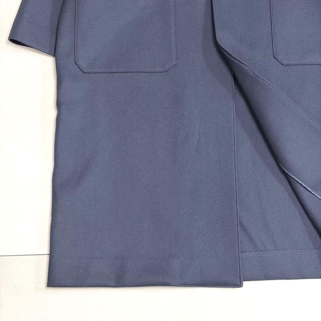 未使用級✨ハイク　2024　ウールショップコート　ネイビー　XXL　ロングコート