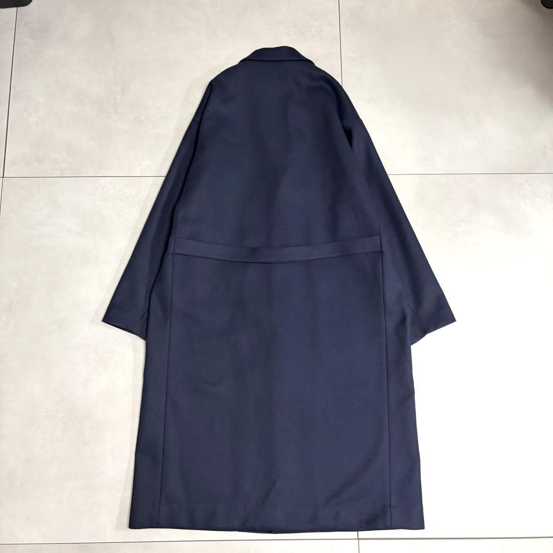 未使用級✨ハイク　2024　ウールショップコート　ネイビー　XXL　ロングコート