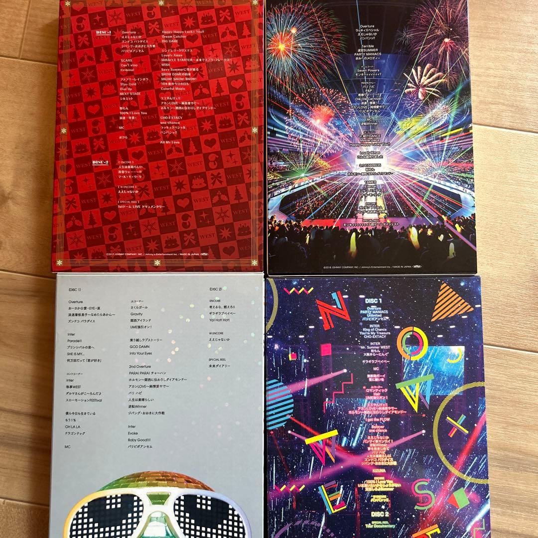 WEST.　ライブDVD 13本セット　まとめ売り