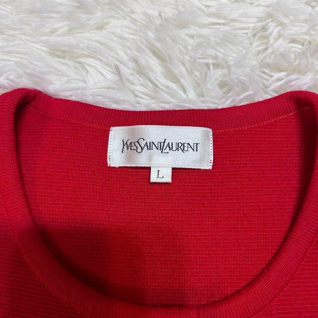 合馬公式アカウント1イヴサンローラン 金ボタン　セーター　ウール