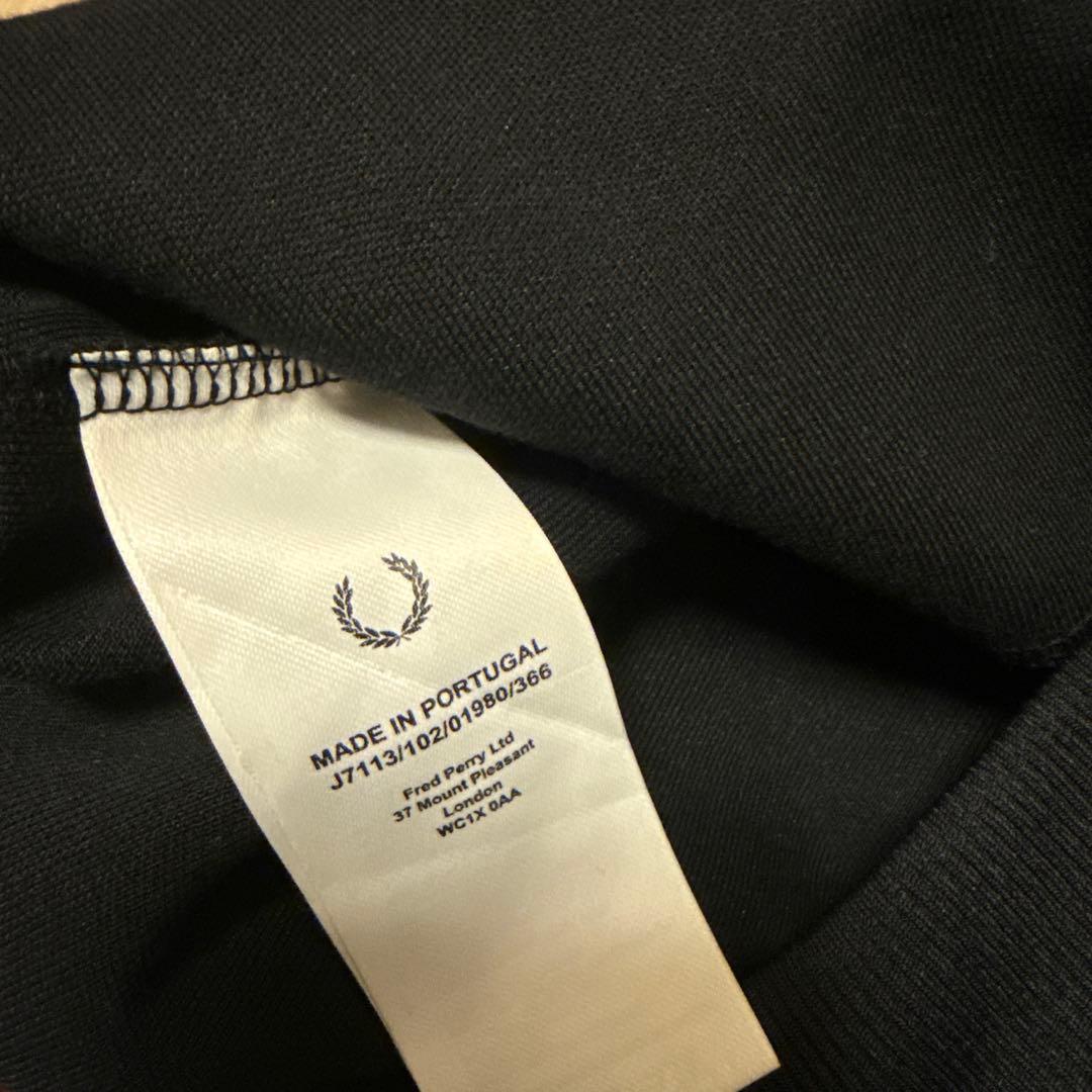 FRED PERRY 黄色 チェック ジャージ パーカー サイズ10