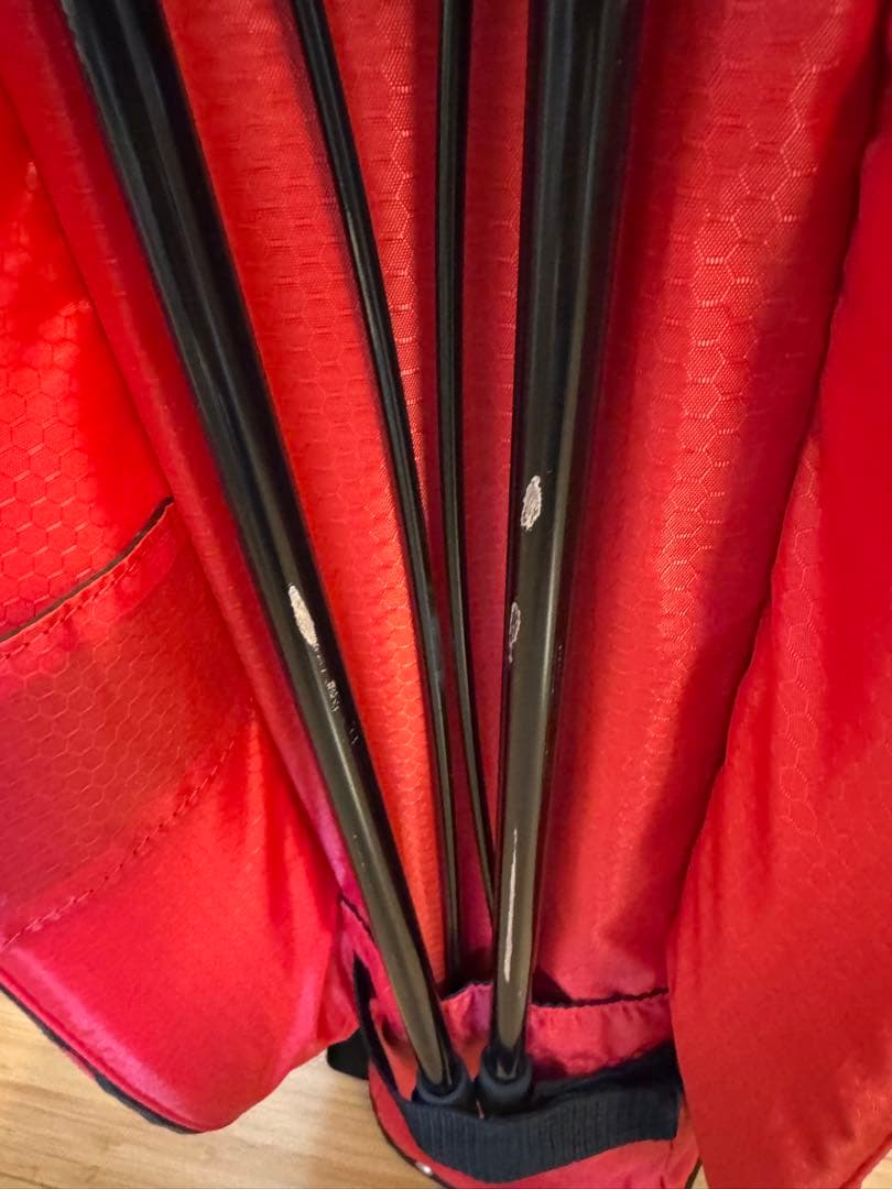 Srixon 赤 キャディバッグ スタンド式