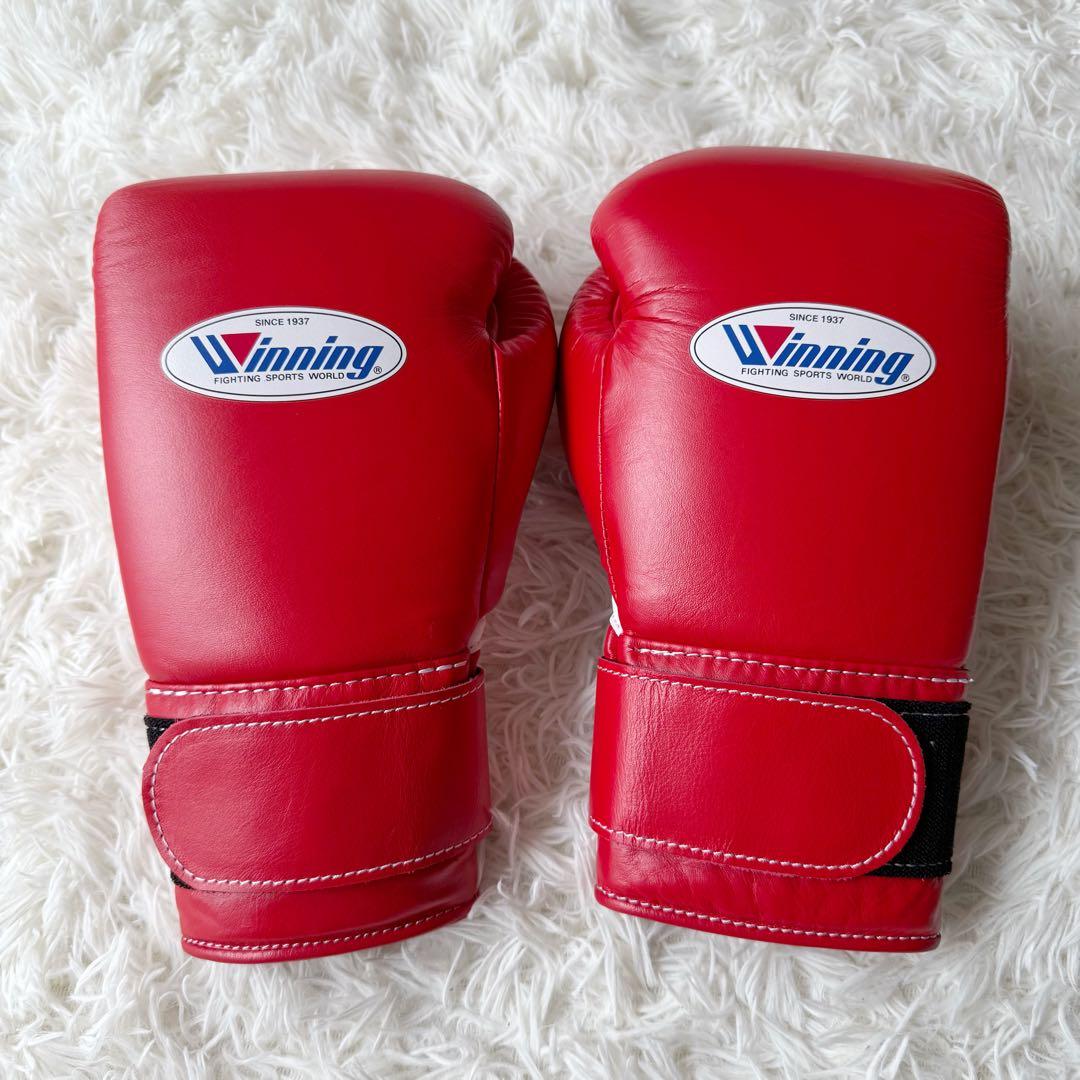 新品未使用⭐︎Winning 12オンス グローブ レッド マジックテープ式