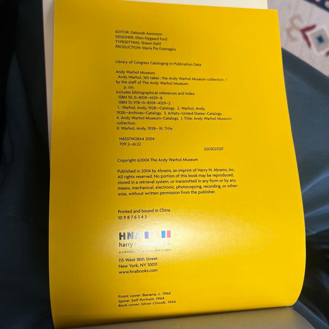 andy warhol アンディウォーホル 365 takes