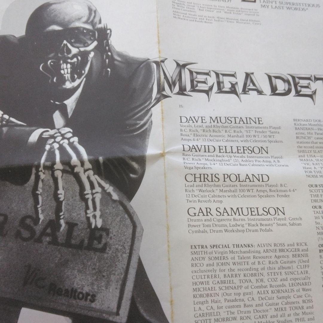 メガデス　 PEACE SELLS... BUT WHO'S BUYING?