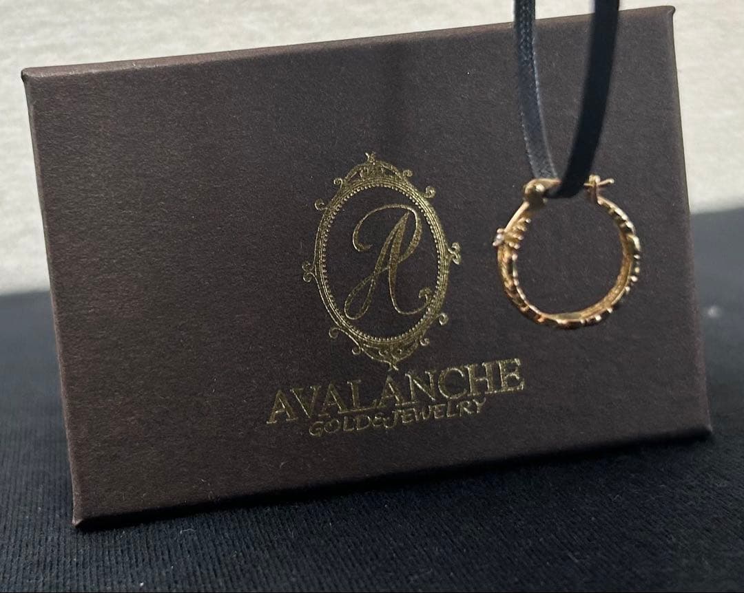 455kayzabro　AVARANCHE K10YG フェザーピアス