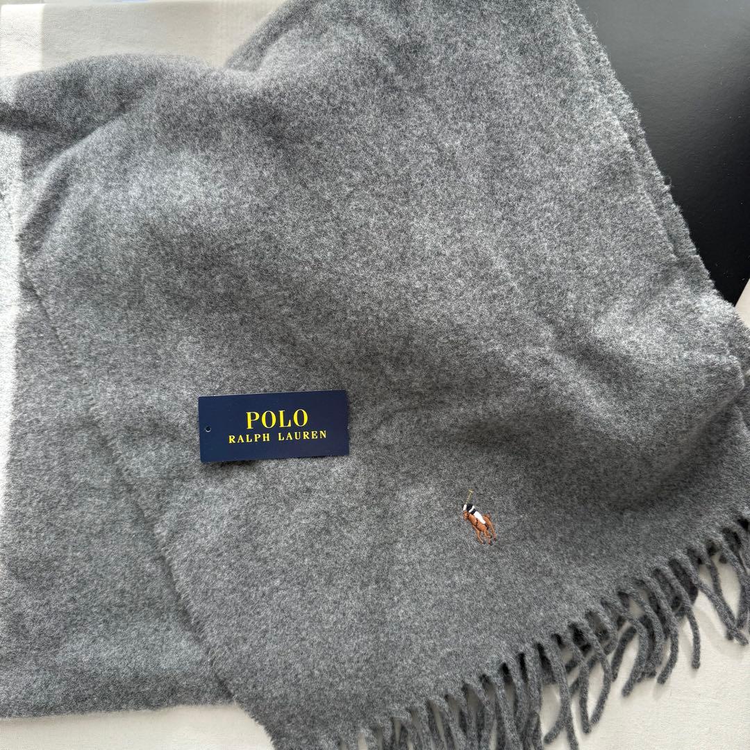 Polo Ralph Lauren グレー マフラー ストール