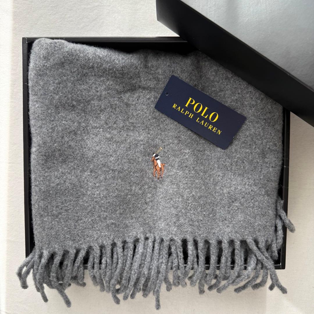 Polo Ralph Lauren グレー マフラー ストール