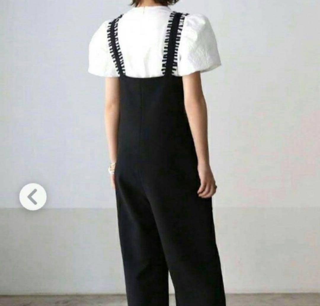 BORDERS at BALCONY フリルストラップオールインワン38