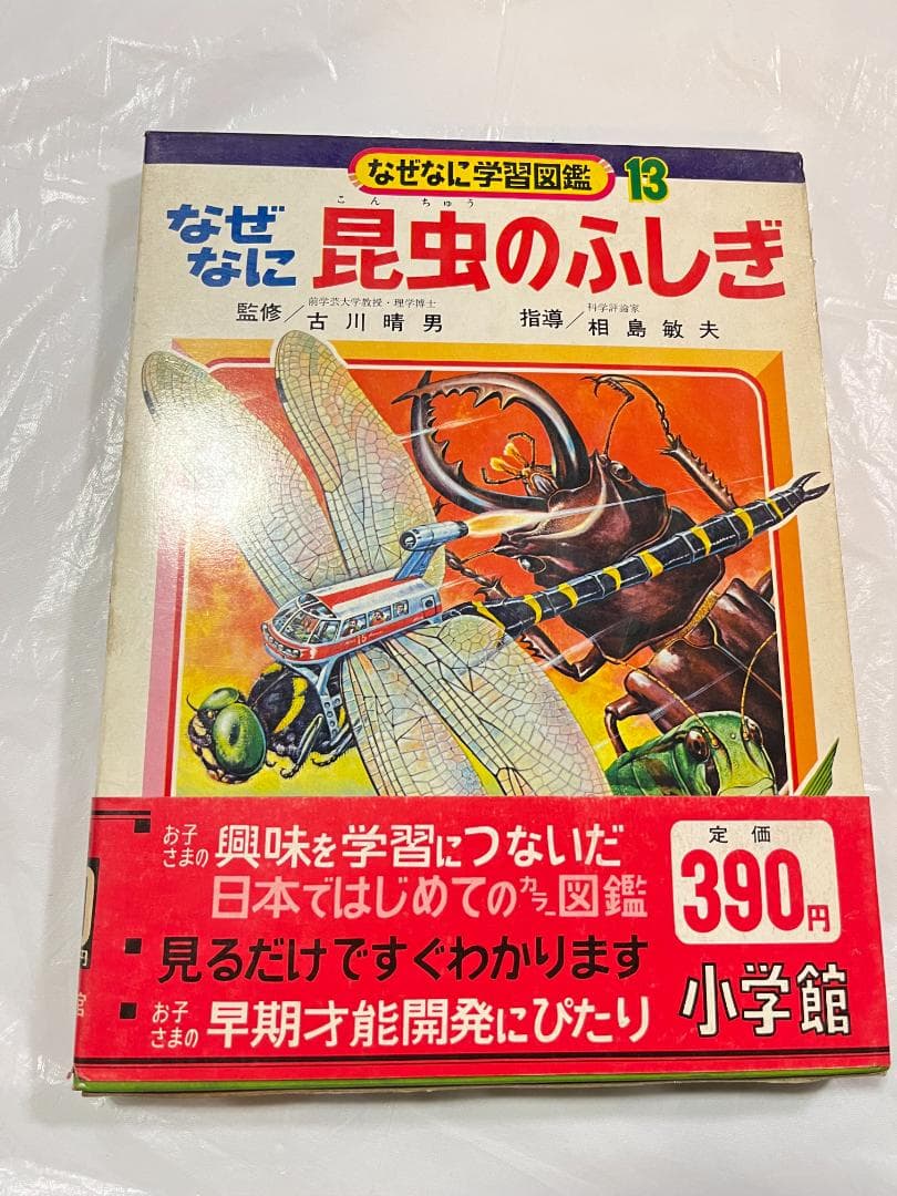 帯付き 小学館 なぜなに学習図鑑 13 昆虫のふしぎ