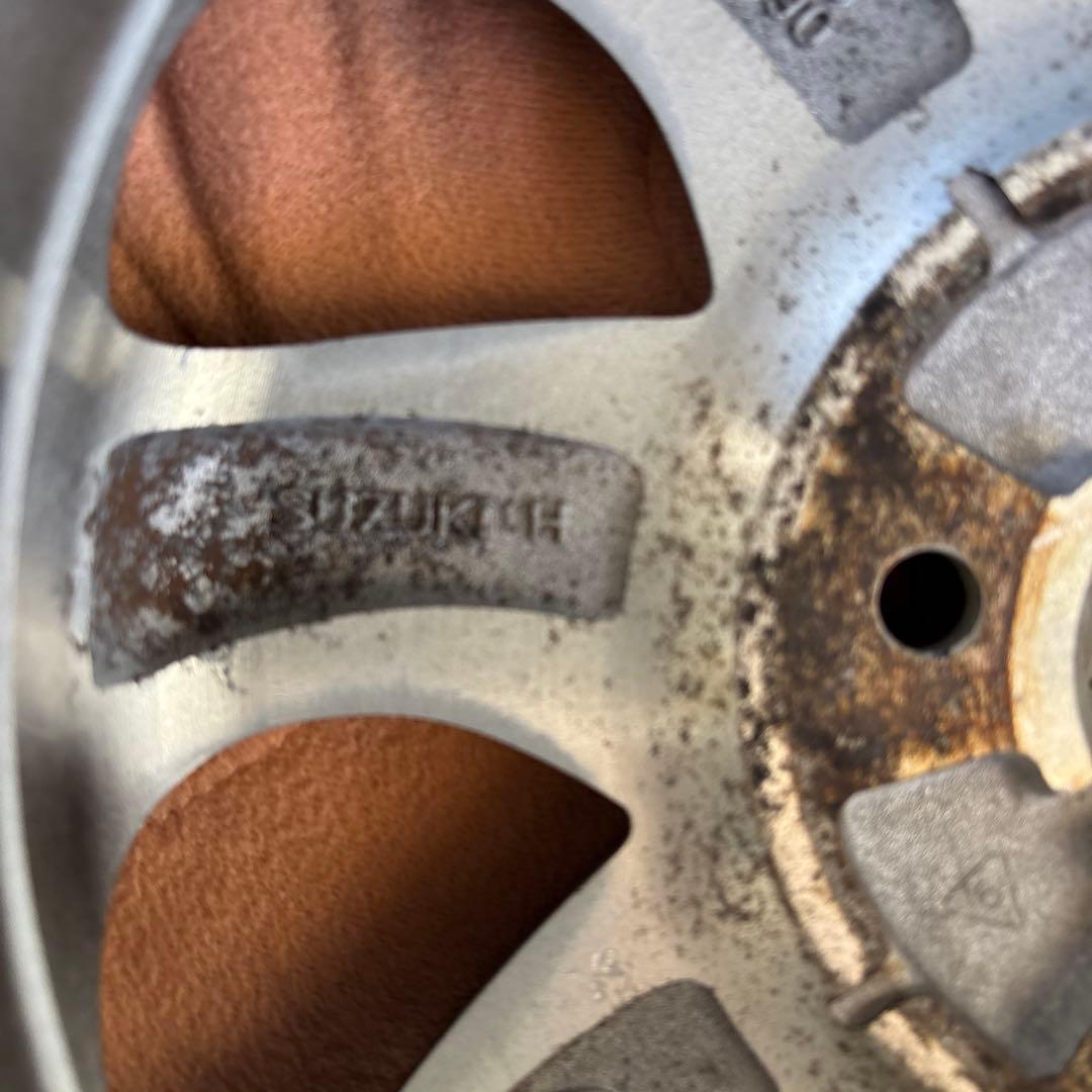 14インチ　スズキ純正　アルミホイル　４本セット