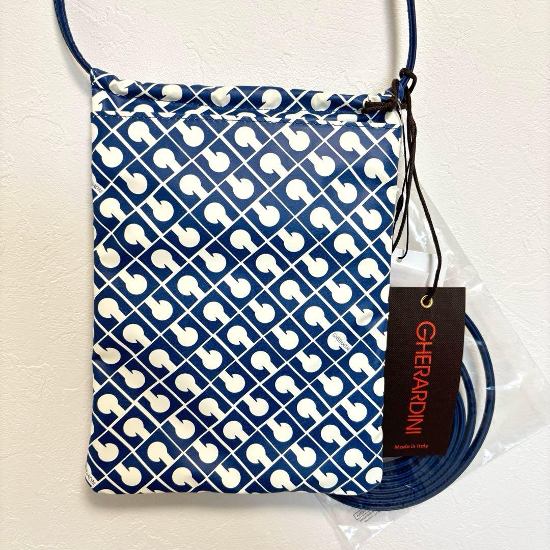 【タグ付未使用保存袋有】ゲラルディーニ ソフティ ショルダーバッグ スマホポーチ