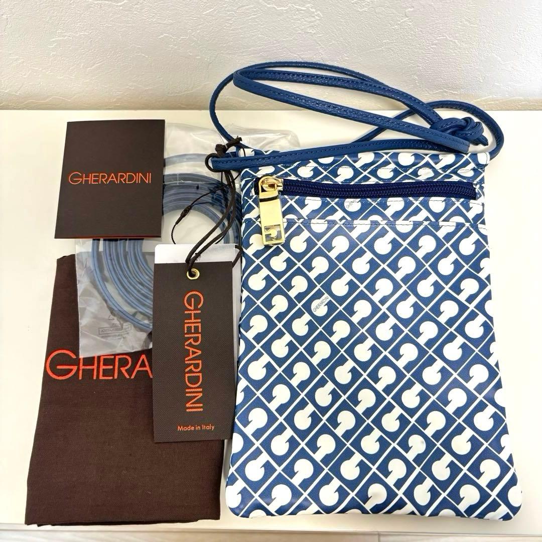 【タグ付未使用保存袋有】ゲラルディーニ ソフティ ショルダーバッグ スマホポーチ